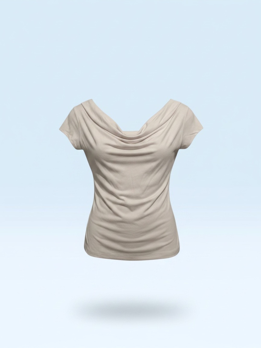 Lane Bryant Women’s Drape Neck Short Sleeve Top - White - Size 22/24